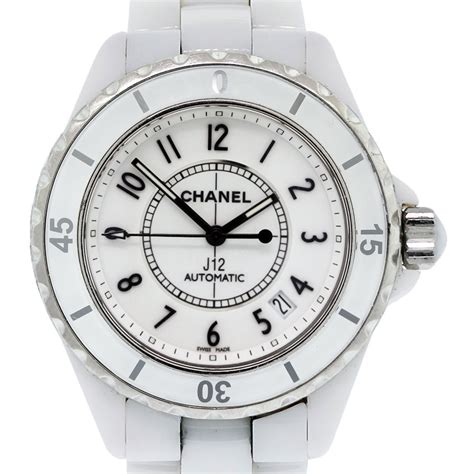 wit chanel horloge|J12 White .